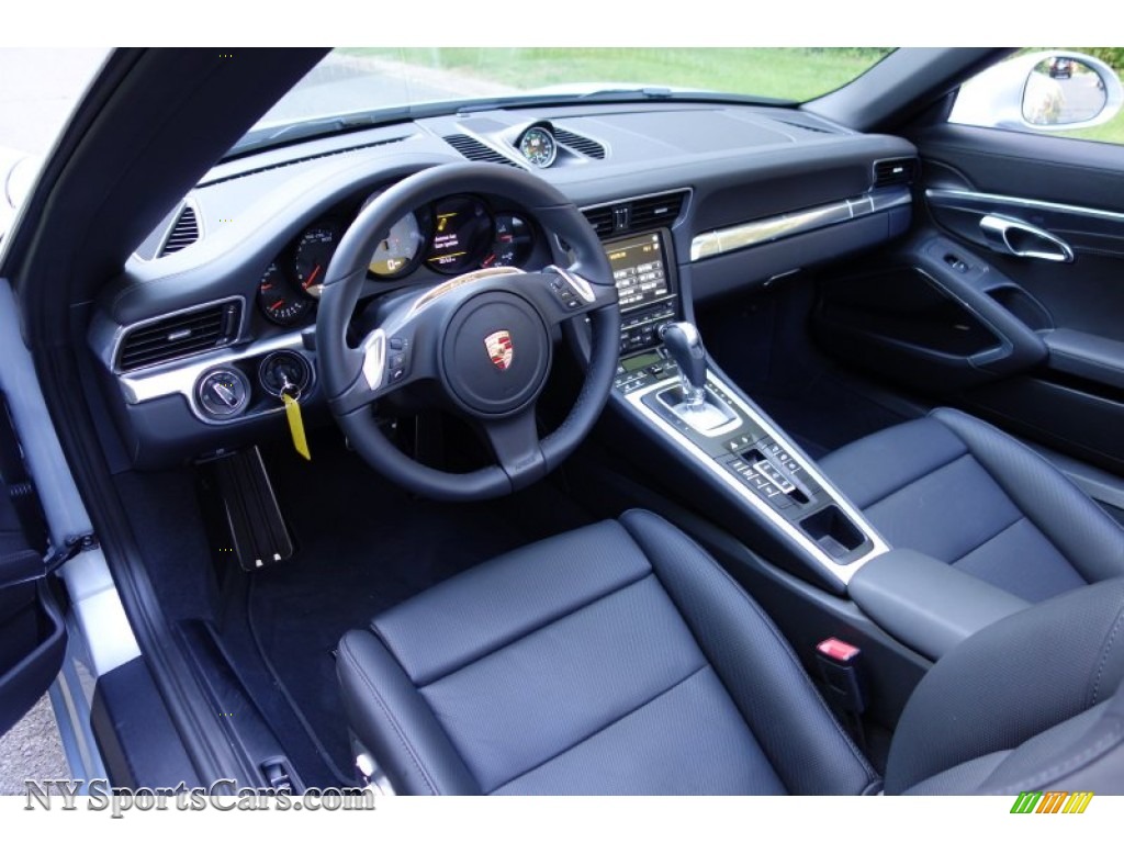 2014 911 Carrera 4S Cabriolet - Rhodium Silver Metallic / Black photo #11
