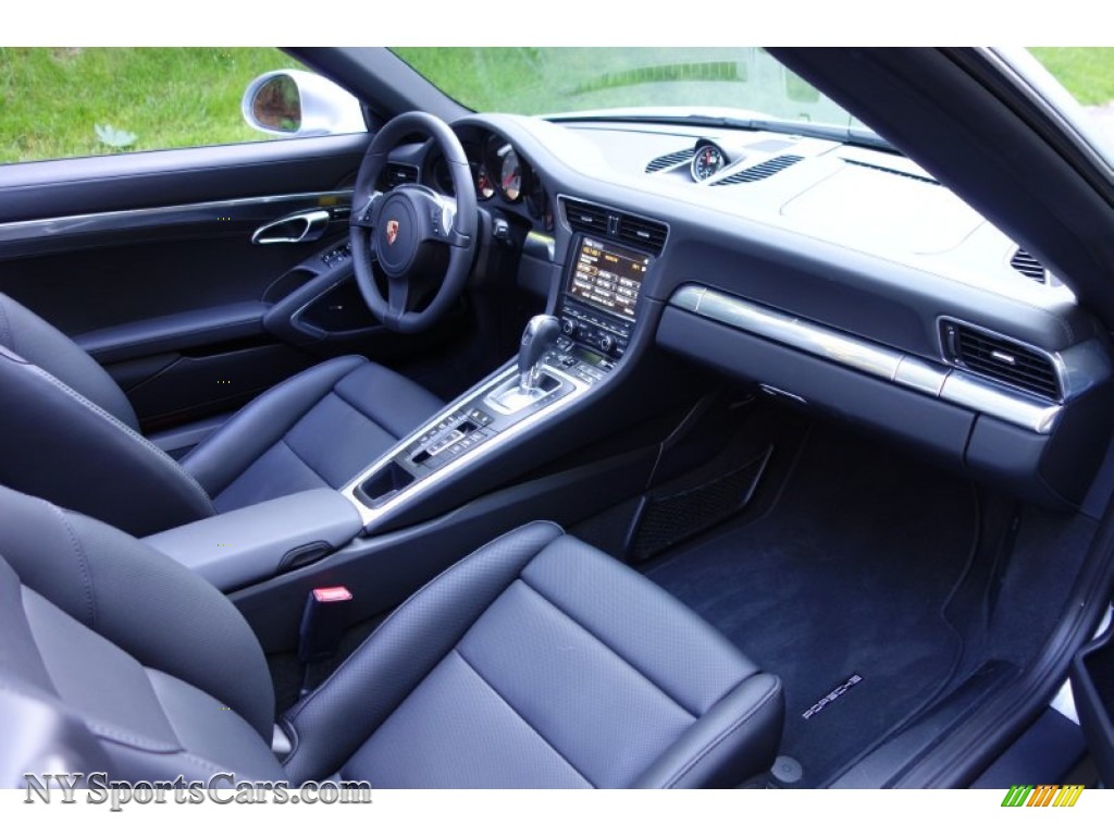 2014 911 Carrera 4S Cabriolet - Rhodium Silver Metallic / Black photo #13