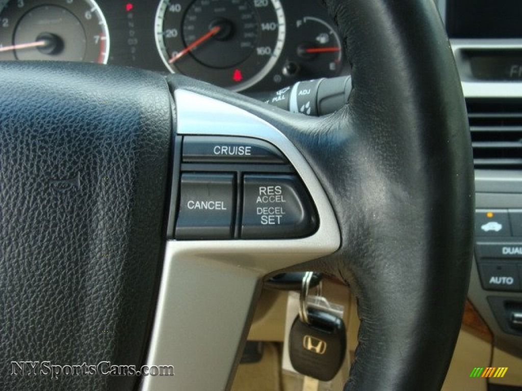 2008 Accord EX-L V6 Sedan - White Diamond Pearl / Ivory photo #15