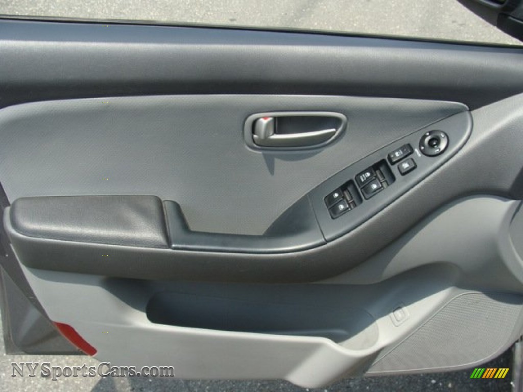 2008 Elantra GLS Sedan - Carbon Gray Metallic / Gray photo #7