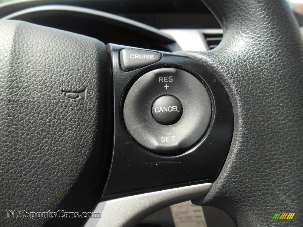 2012 Civic LX Sedan - Cool Mist Metallic / Gray photo #14