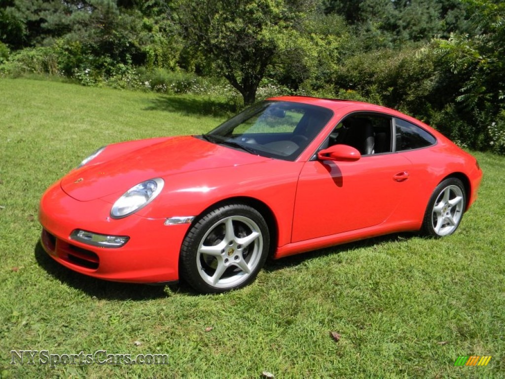 2005 911 Carrera Coupe - Guards Red / Black photo #2