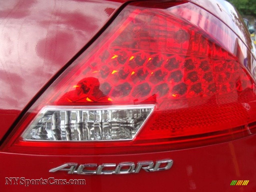 2006 Accord EX V6 Coupe - San Marino Red / Ivory photo #22