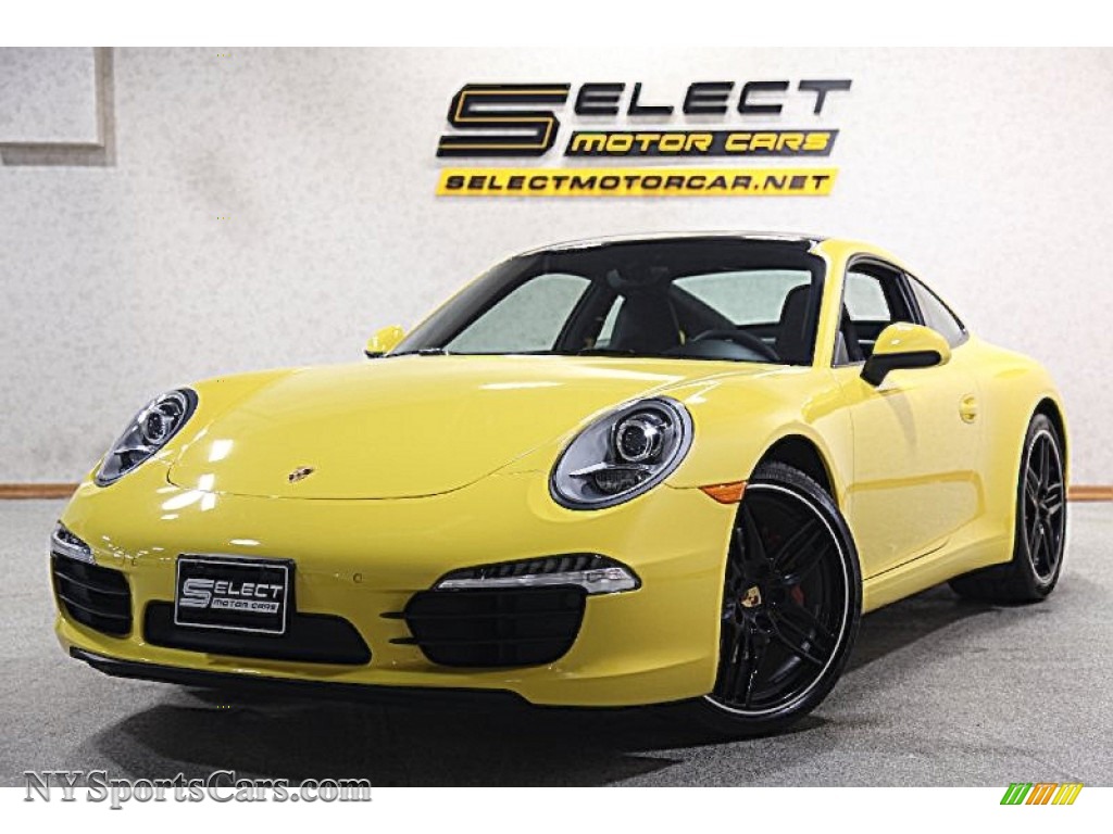 Racing Yellow / Black Porsche 911 Carrera Coupe