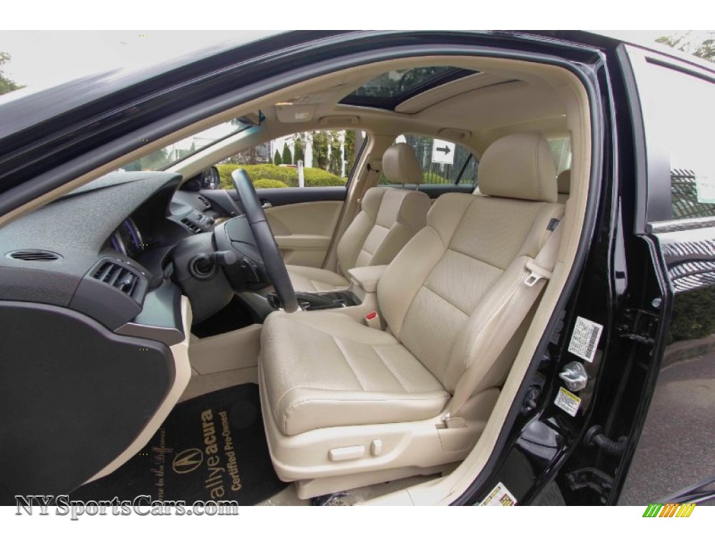 2012 TSX Sedan - Crystal Black Pearl / Parchment photo #10