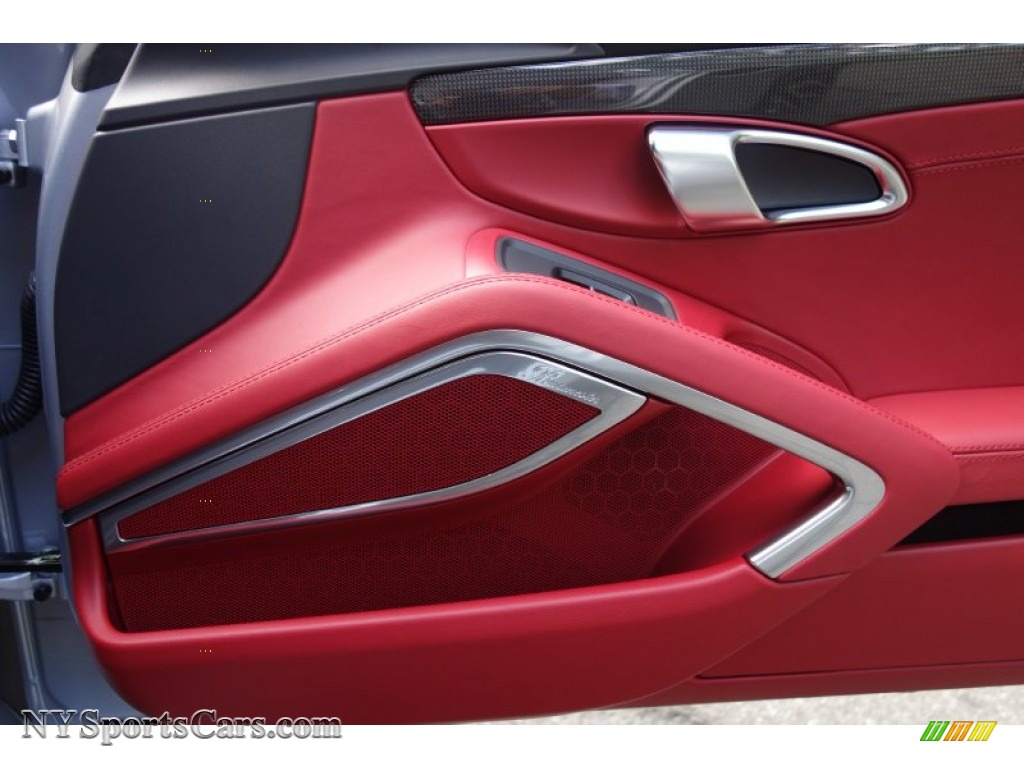 2015 911 Turbo S Coupe - Rhodium Silver Metallic / Black/Garnet Red photo #18