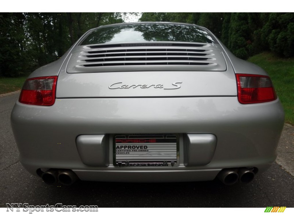 2005 911 Carrera S Coupe - Arctic Silver Metallic / Black photo #10