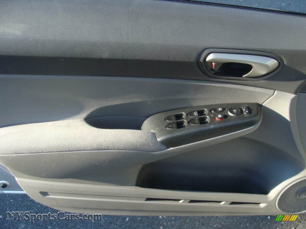 2008 Civic LX Sedan - Alabaster Silver Metallic / Gray photo #7