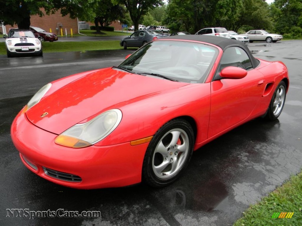 2000 Boxster S - Guards Red / Graphite Grey photo #2