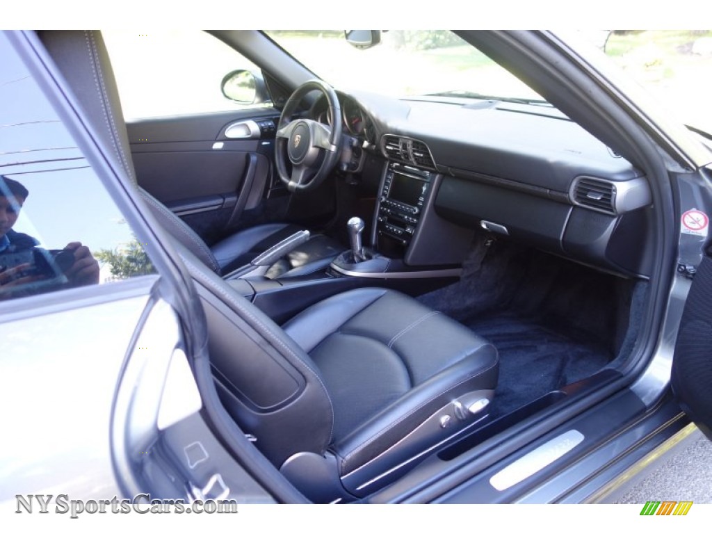 2010 911 Carrera Coupe - Meteor Grey Metallic / Black photo #12