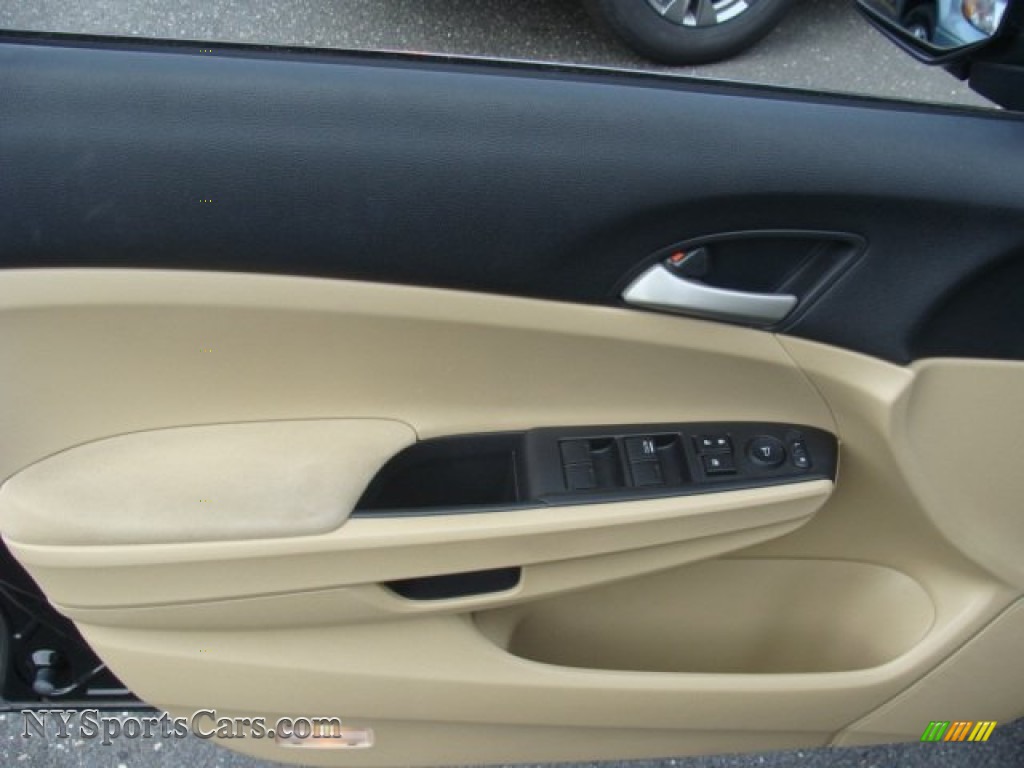 2012 Accord LX Sedan - Crystal Black Pearl / Ivory photo #7