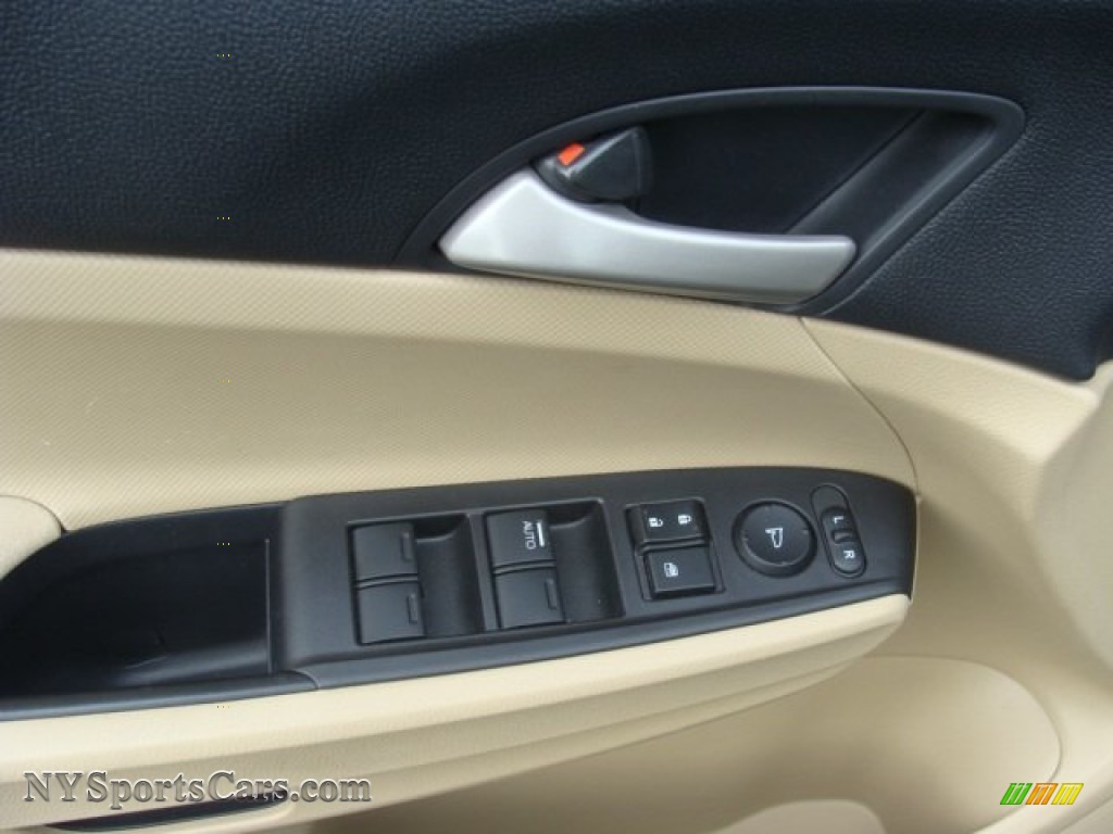 2012 Accord LX Sedan - Crystal Black Pearl / Ivory photo #8