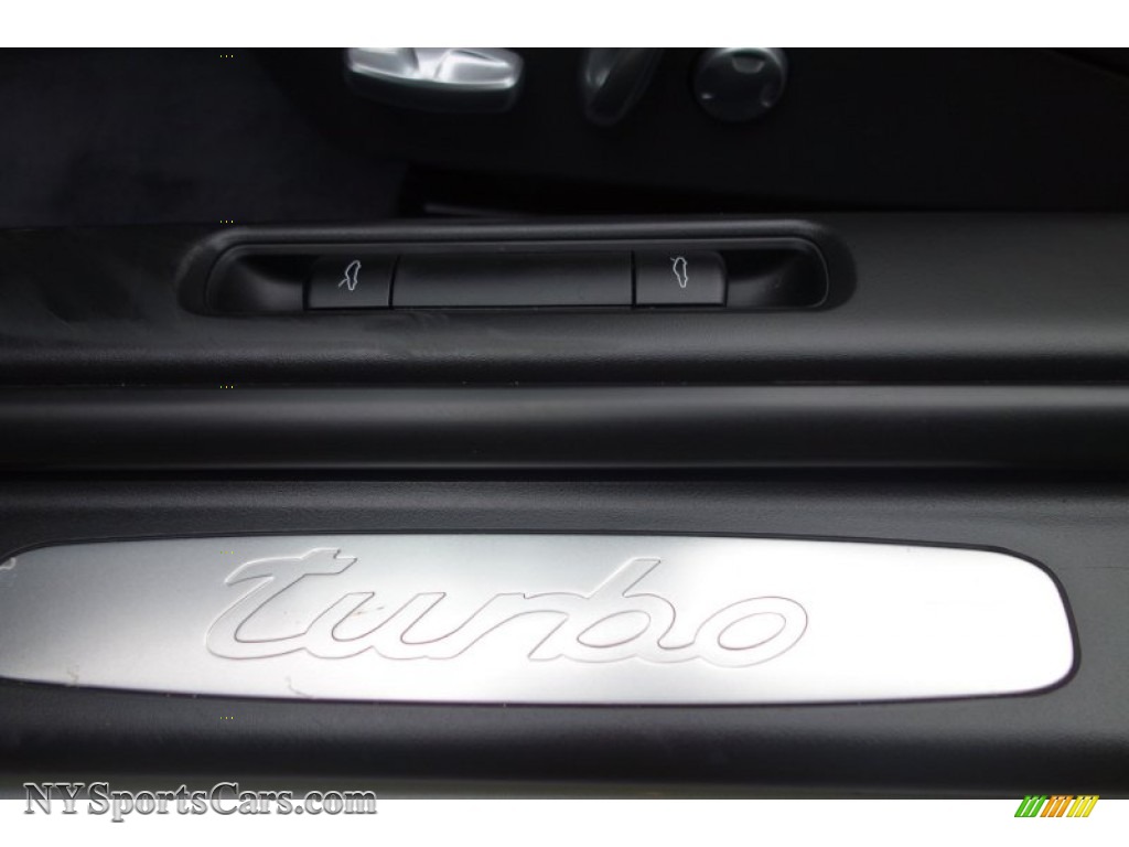 2008 911 Turbo Cabriolet - Arctic Silver Metallic / Sea Blue photo #21