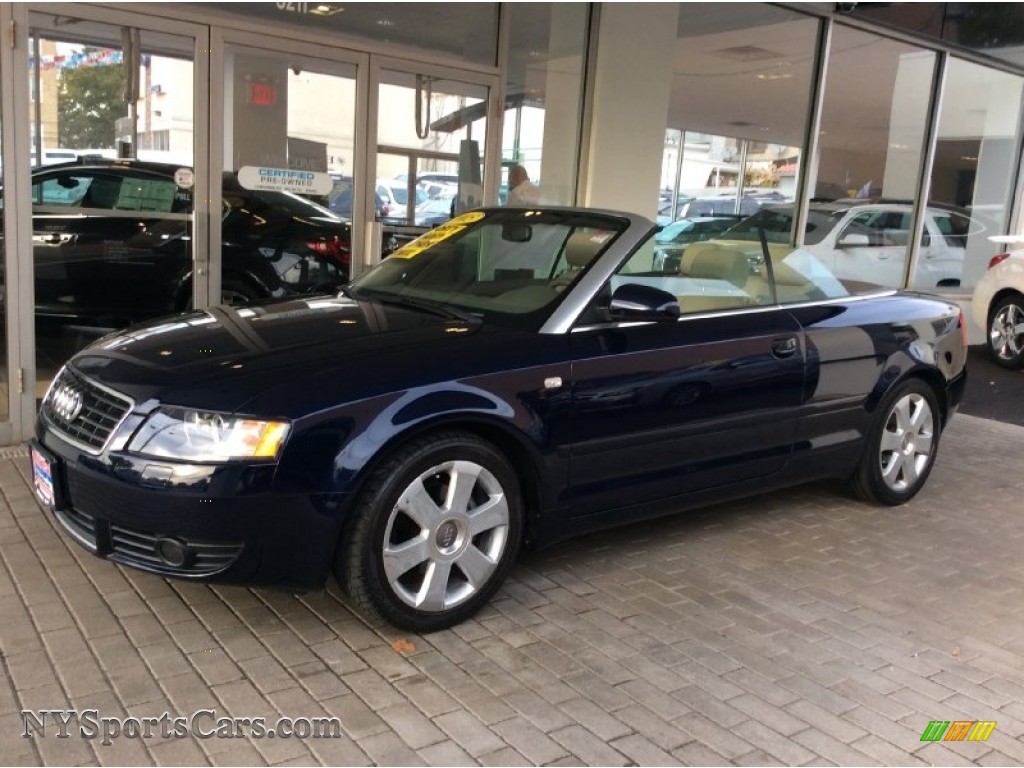 Moro Blue Pearl Effect / Beige Audi A4 1.8T Cabriolet