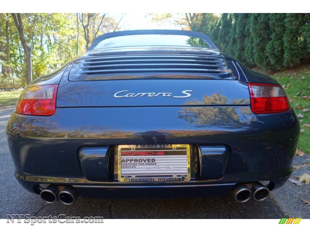2007 911 Carrera S Cabriolet - Atlas Grey Metallic / Black photo #5