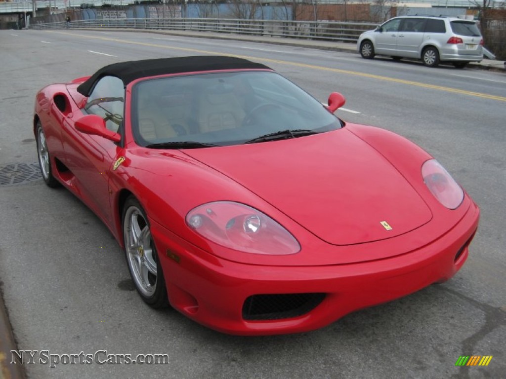 2003 360 Spider F1 - Red / Tan photo #1