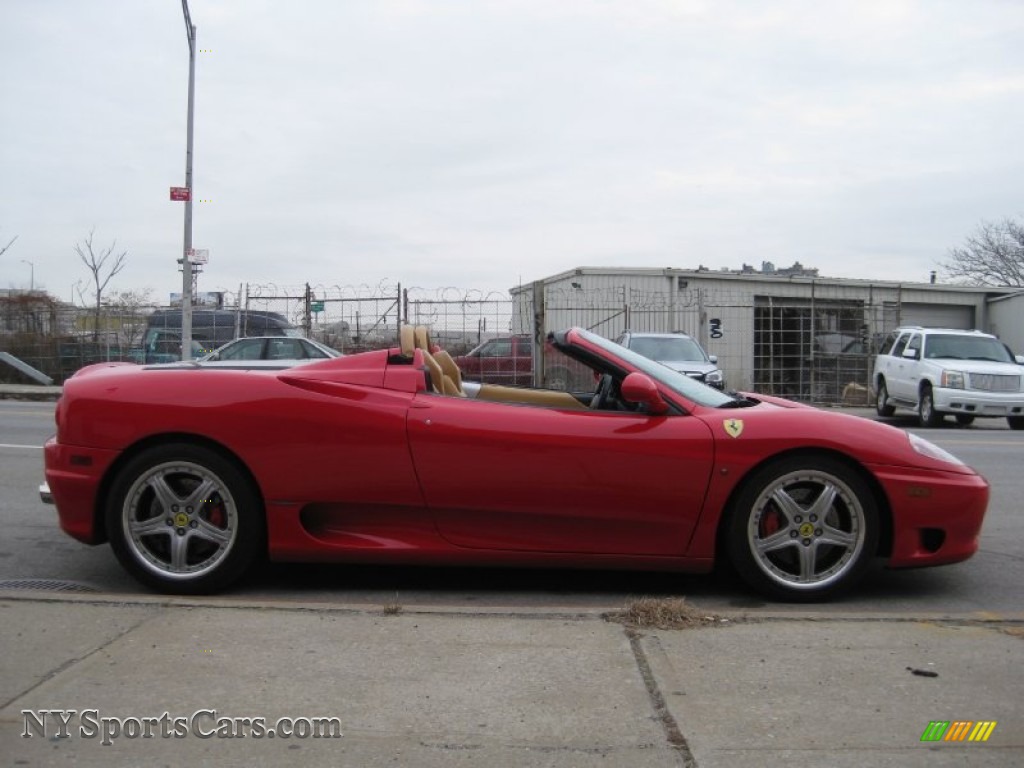 2003 360 Spider F1 - Red / Tan photo #25